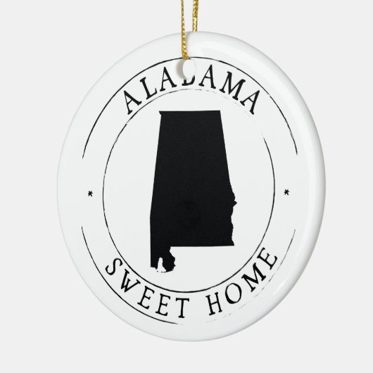 Sweet Home Alabama State Ornament (Links)