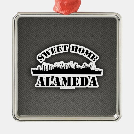 Sweet Home Alameda 2 Metalen Ornament (Voorkant)
