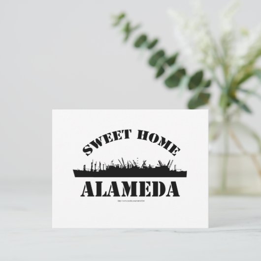 Sweet Home Alameda! Briefkaart (Staand voorkant)