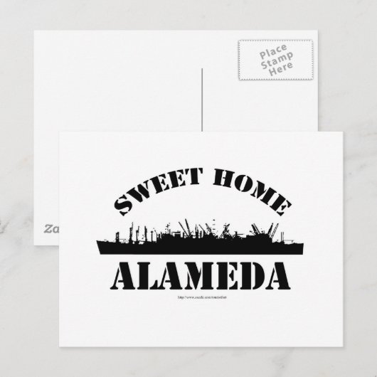 Sweet Home Alameda! Briefkaart (Voorkant / Achterkant)