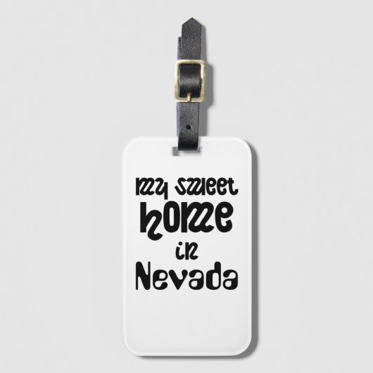 Sweet home bagagelabel (Voorkant (verticaal))