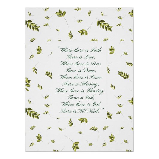 Sweet Home Blessing Tapestry Perfect Poster (Voorkant)