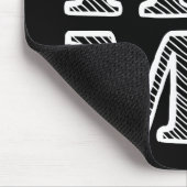 Sweet Home Canada glimlachend Canadese vlag Muismat (Hoek)