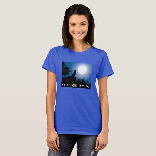 Sweet Home Carolina (donker) T-shirt (Voorkant volledig)