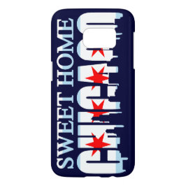 Sweet Home Chicago Flag Skyline
