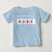 Sweet Home Chicago Flag Skyline (Voorkant)