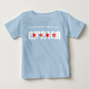 Sweet Home Chicago Flag Skyline