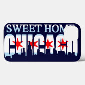 Sweet Home Chicago Flag Skyline Case-Mate iPhone Case (Achterkant (horizontaal))