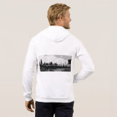 Sweet Home Chicago Mannen Zip Up Hoodie (Achterkant volledig)