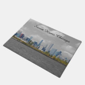 Sweet Home Chicago skyline doormat Deurmat (Schuin)