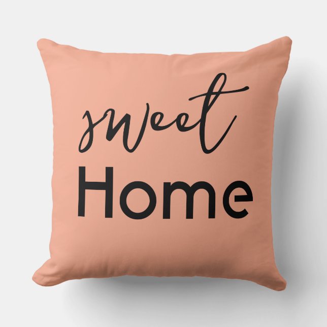Sweet Home – Cozy Decorative Pillow  Kussen (Voorkant)