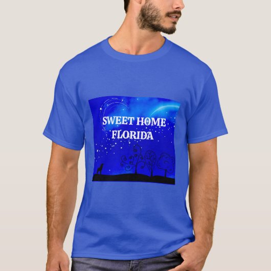 Sweet Home Florida (donker) T-shirt (Voorkant)