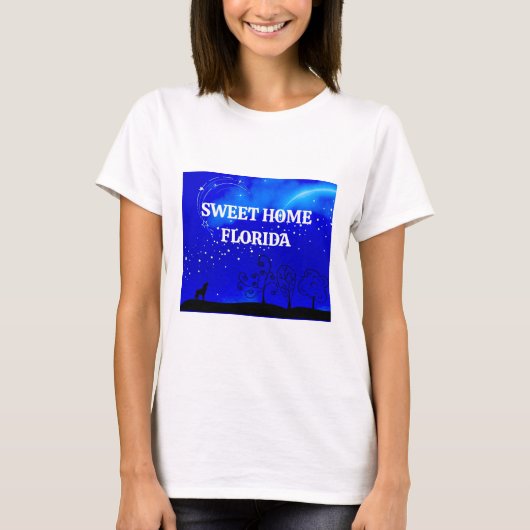 Sweet Home Florida (licht) T-shirt (Voorkant)