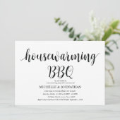 Sweet home Housewarming BBQ-partijuitnodigingen Kaart (Staand voorkant)
