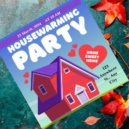 Sweet Home Housewarming Party Uitnodiging