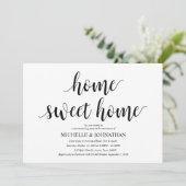 Sweet home Housewarming party uitnodigingskaarten Kaart (Staand voorkant)