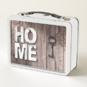 Sweet Home Hout Board Plank Wall Key Theemelk (Achterkant)