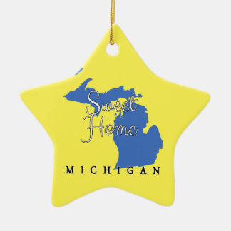 Sweet Home Michigan Keramisch Ornament