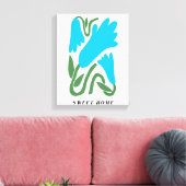 Sweet Home Muurkunst Canvas Afdruk (Insitu (Woonkamer))