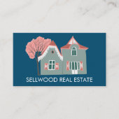 Sweet Home Real Estate Broker Agent Mortgage Art Visitekaartje (Voorkant)