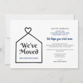 Sweet Home We hebben nieuwe adresaankondiging verp Kaart (Voorkant)