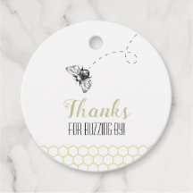 Sweet Honey Bee Favor Tag