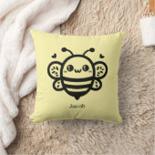 Sweet Honey Bee - Kawaii Nursery Line Art Kussen (Deken)