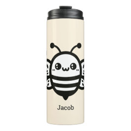 Sweet Honey Bee - Kawaii Nursery Line Art Thermosbeker