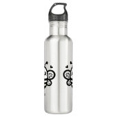 Sweet Honey Bee - Kawaii Nursery Line Art Waterfles (Voorkant)