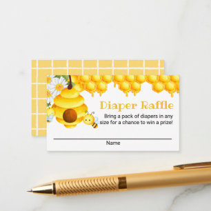 Sweet Honey Bee Luier Raffle Kaart