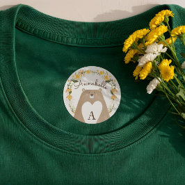 Sweet Honey Bijen & Beer Waterverf Wildflower Labels