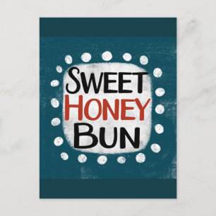 Sweet Honey Bun Briefkaart