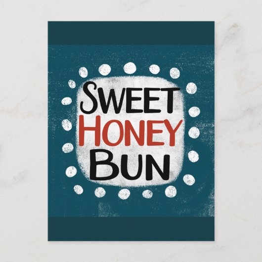 Sweet Honey Bun Briefkaart (Voorkant)