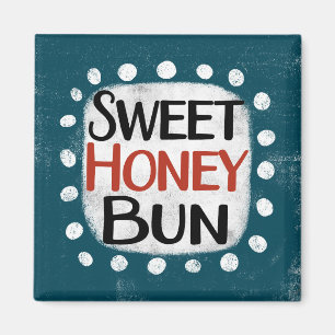 Sweet Honey Bun Koelkastmagneet Magneet