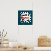 Sweet Honey Bun Poster Wall Art (Keuken)