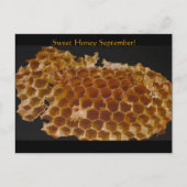 Sweet Honey September! Briefkaart (Voorkant)