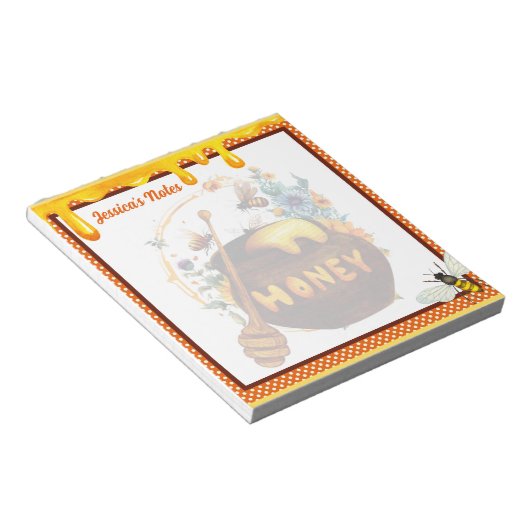 Sweet Honeybee Baby shower Notitieblok (Schuin)