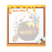 Sweet Honeybee Baby shower Notitieblok (Voorkant)