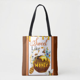 Sweet Honeybee Baby shower Tote Bag