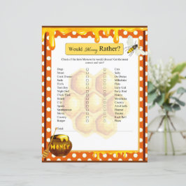 Sweet Honeybee Baby shower zou mama liever spel