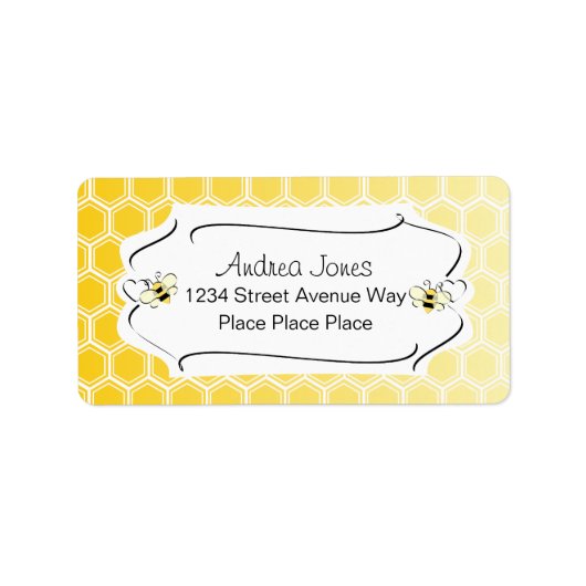 Sweet Honeycomb Etiket (Voorkant)