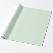 Sweet Honeydew Melon Solid Color Cadeaupapier (Uitgerold)