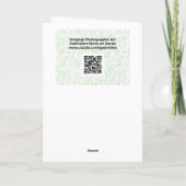 Sweet Horse in Blues Artsy Note Kaart (Achterkant)