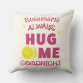 Sweet Hug Me Goodnight Moon Tekstontwerp Kussen (Voorkant)