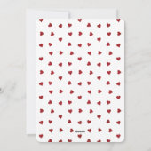 Sweet Hugging Sweethearts Valentine Card Feestdagenkaart (Achterkant)