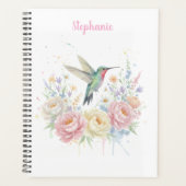 Sweet Hummingbird Floral Daily Planner (Voorkant)