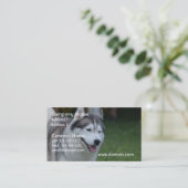 Sweet Husky Visitekaartje (Staand voorkant)