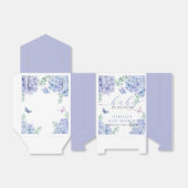 Sweet Hydrangea bloementuin Baby shower Bedankdoosjes (Uitgevouwen)