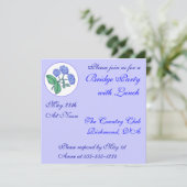 Sweet Hydrangea Brugfeest Kaart (Staand voorkant)