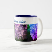 Sweet Hydrangea Flower Personalized Tweekleurige Koffiemok (Voorkant rechts)